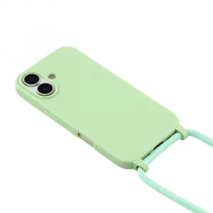 ROPE Kryt so šnúrkou Apple iPhone 17 svetlozelený