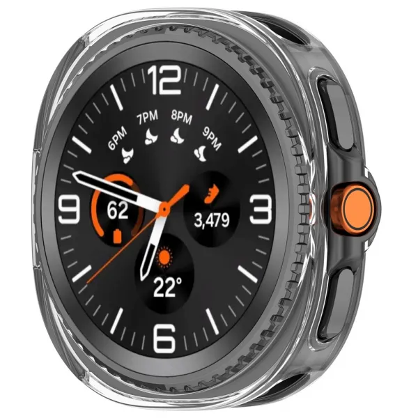 TPU HALF COVER Kryt pre Samsung Galaxy Watch8 Classic 46mm priehľadný