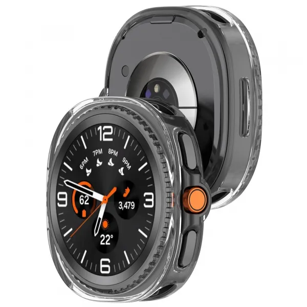 TPU HALF COVER Kryt pre Samsung Galaxy Watch8 Classic 46mm priehľadný
