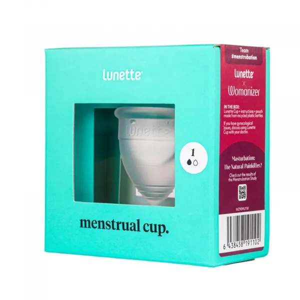 Menštruačný kalíšok - Menstrual Cup transparentný