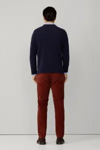 Sveter Hackett London Harry Knit Crew Midnight Blue
