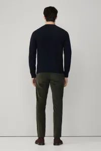 Sveter Hackett London Argyle Crew Neck Navy