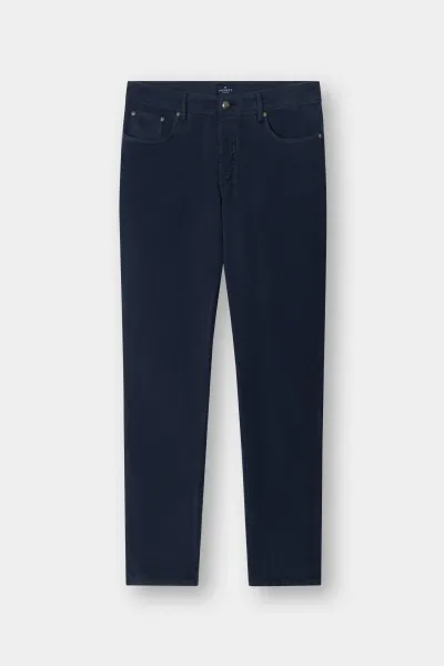Džínsy Hackett London Moleskin 5Pkt Midnight Blue