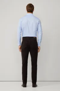 Džínsy Hackett London Moleskin 5Pkt Dark Brown