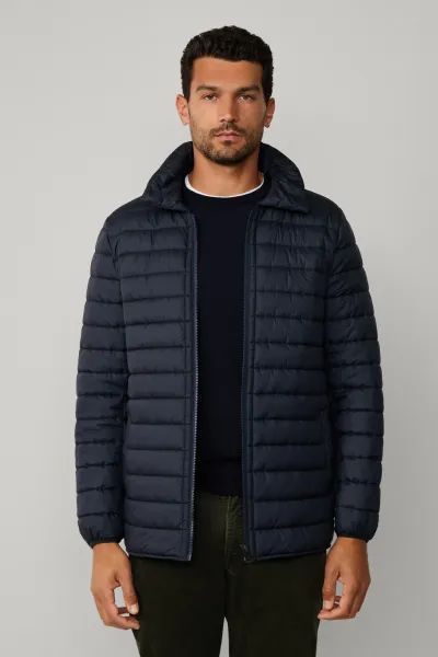 Bunda Hackett London 3 In 1 Parka Midnight Blue