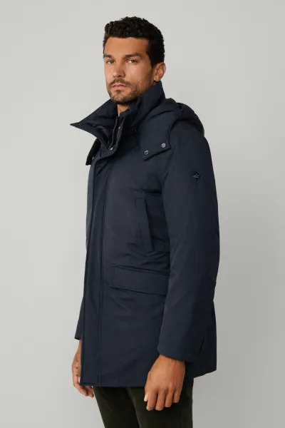 Bunda Hackett London 3 In 1 Parka Midnight Blue