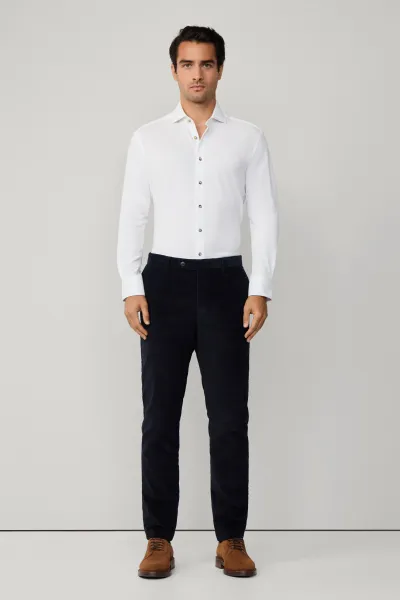 Košeľa Hackett London Melange Jersey Pique Optic White