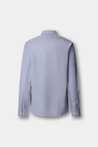 Košeľa Hackett London Mini Puppytooth Midnight Blue