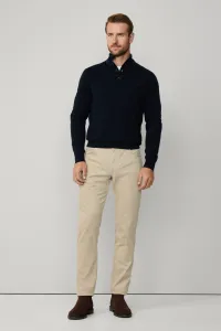 Sveter Hackett London Hbone Trim Hbutton Midnight Blue