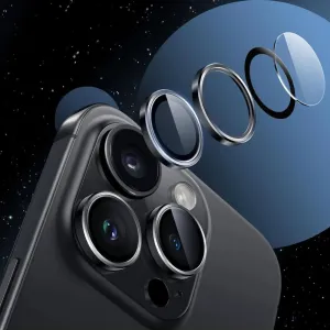 Tech-Protect CamRing Fit ochranné sklo na kameru na iPhone 17, modré