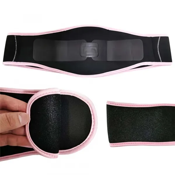 Livefy EMS Belt masážny elektrostimulátor, čierny/ružový