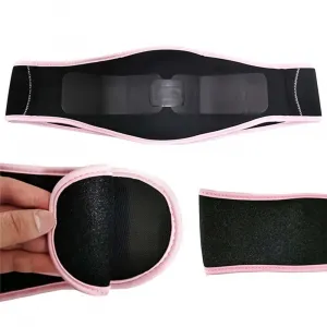 Livefy EMS Belt masážny elektrostimulátor, čierny/ružový