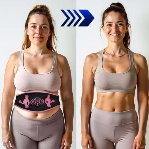 Livefy EMS Belt masážny elektrostimulátor, čierny/ružový