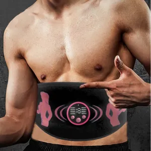 Livefy EMS Belt masážny elektrostimulátor, čierny/ružový