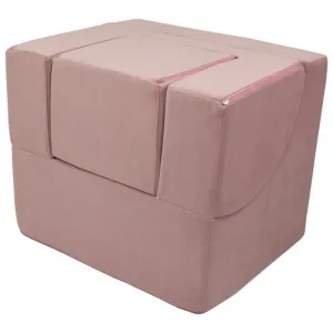 Vell Detské rozkladacie kreslo-leňoška pink