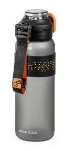 Láhev G21 na pití 1000 ml 2v1, šedá zmrzlá