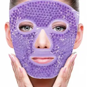Livefy Mask obojstranná gélová maska na tvár, fialová