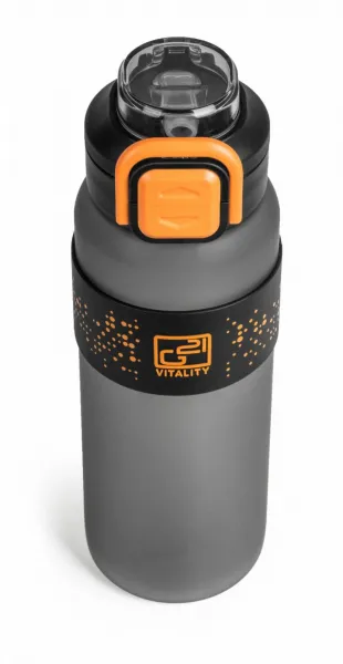 Láhev G21 na pití 1000 ml 2v1, šedá zmrzlá
