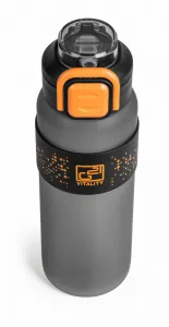 Láhev G21 na pití 1000 ml 2v1, šedá zmrzlá