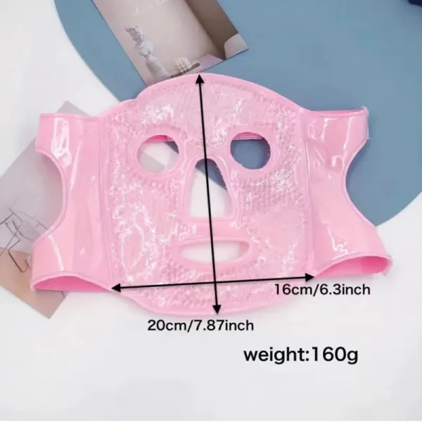 Livefy Mask obojstranná gélová maska na tvár, fialová