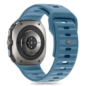 Tech-Protect Silicone Line remienok na Samsung Galaxy Watch Ultra 47mm, montego blue
