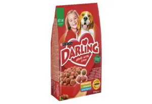Purina Granule pre psov Darling hovädzie mäso a zelenia, 10 kg