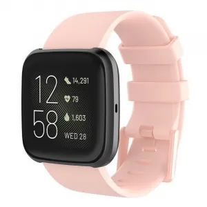BStrap Silicone (Large) remienok na Fitbit Versa / Versa 2, sand pink (SFI010C06)