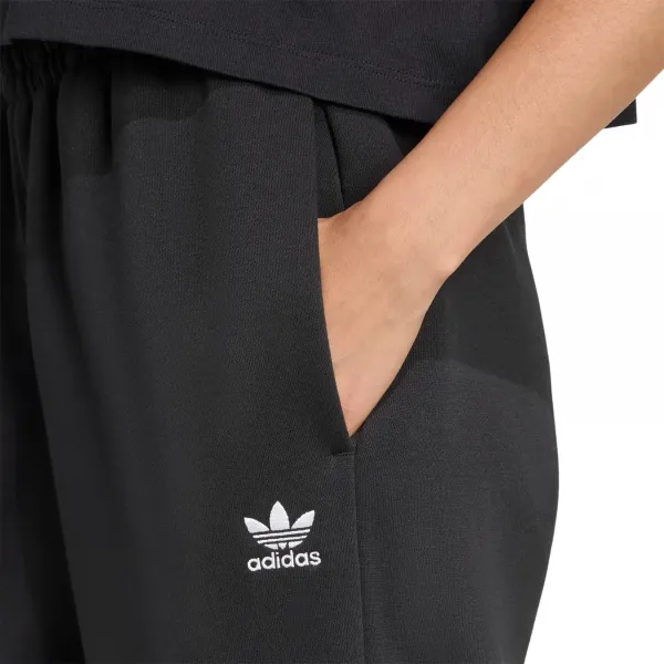 adidas Essentials Wide Leg Fleece Pants W "Black" (JX5251)