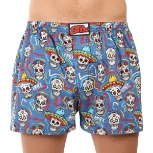 3PACK pánske trenky Styx art klasická guma nadrozmer viacfarebné (3E18456) 4XL, trenírky