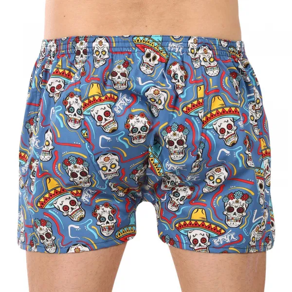 3PACK pánske trenky Styx art klasická guma nadrozmer viacfarebné (3E18456) 4XL, trenírky