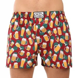 3PACK pánske trenky Styx art klasická guma nadrozmer viacfarebné (3E18456) 4XL, trenírky