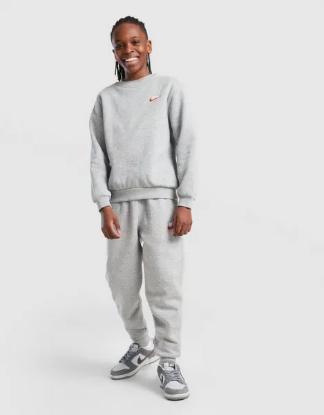 Nike Mikina K Nsw Club Flc Crew Ls Lbr