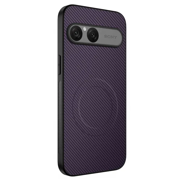 CARBON MAGSAFE Ochranný obal pre Sony Xperia 10 VII fialový