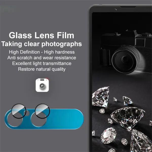 IMAK METAL PREMIUM COVER Ochrana fotoaparátu Sony Xperia 10 VII BLUE