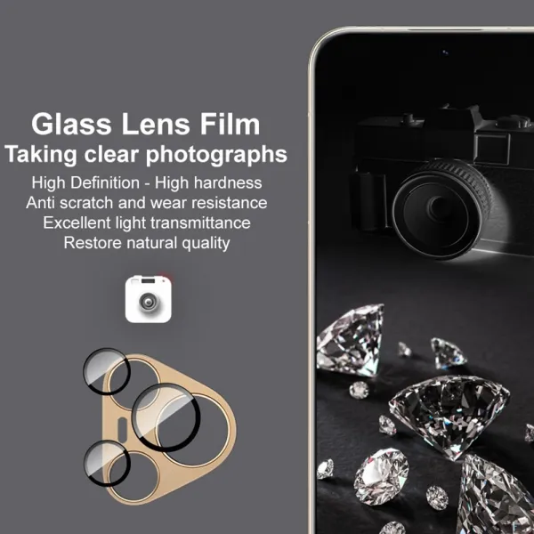 IMAK METAL PREMIUM COVER Ochrana fotoaparátu Huawei Pura 80 Ultra GREEN