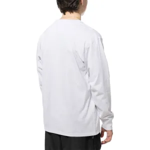 Carhartt WIP L/S American Script Tee "Ash Heather" (I029955-482XX)