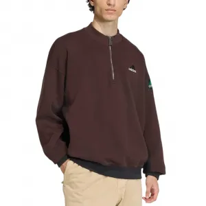 adidas Equipment Blocked Half-Zip Hoodie "Aurora Coffee" (KE1352)