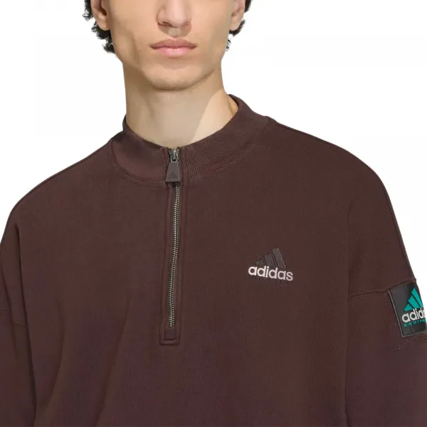adidas Equipment Blocked Half-Zip Hoodie "Aurora Coffee" (KE1352)