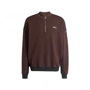 adidas Equipment Blocked Half-Zip Hoodie "Aurora Coffee" (KE1352)