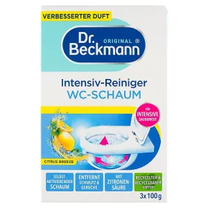 Dr. Beckmann Citrus Breeze výkonný penový čistič toaliet 3 x 100 g 1bal.