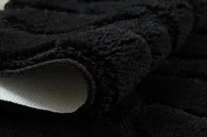 Kúpeľňový koberček SUPREME STONES kamienky, čierny