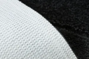 Kúpeľňový koberček SUPREME LINES línie, čierny
