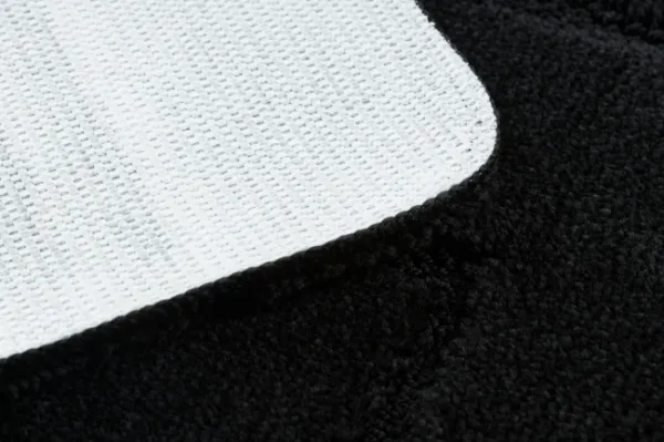 Kúpeľňový koberček SUPREME LINES línie, čierny