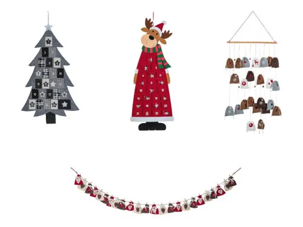 Livarno home Plstený adventný kalendár