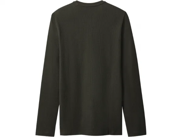 esmara Men Pánske tričko s dlhým rukávom (tmavozelená, XL (56/58))