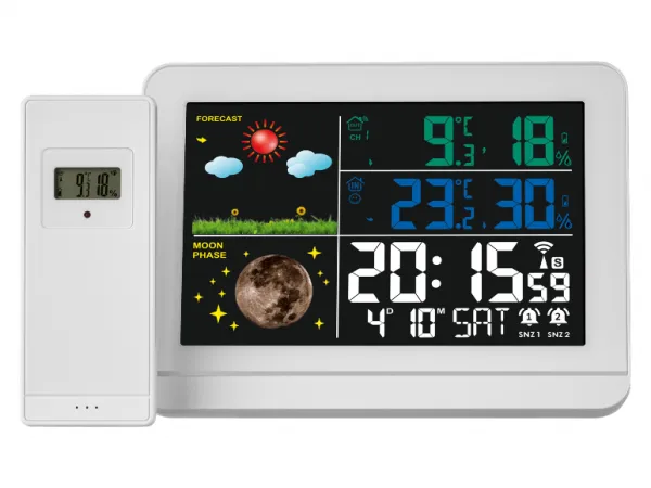 Livarno home Meteostanica (biela)