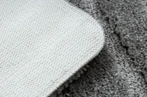 Kúpeľňový koberček SUPREME WAVES vlny, sivý