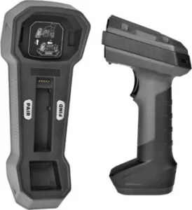 Virtuos HW-857 CCD 2D průmyslová, čtečka, bezdrátová, USB, tmavě šedá