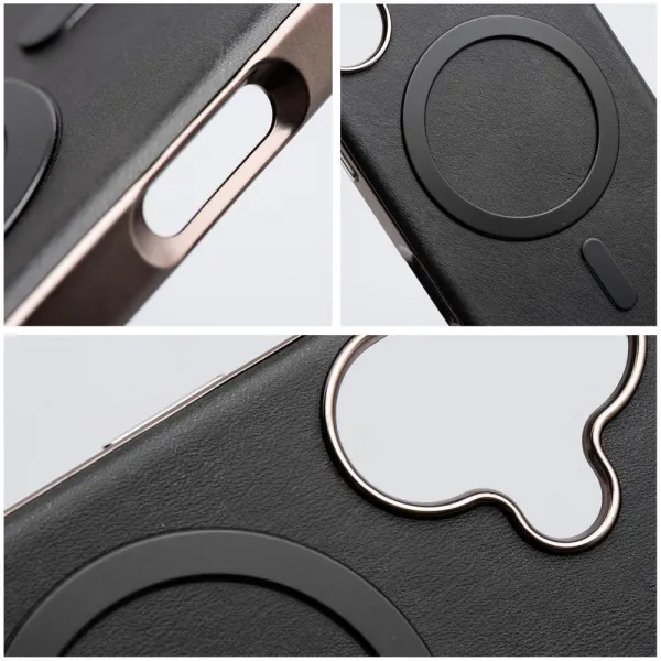 Gentleman kryt s MagSafe pre Apple iPhone 17, Čierny