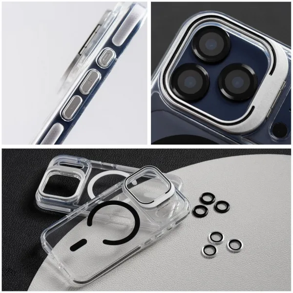 OEM Lens kryt s MagSafe pre Apple iPhone 17, Biely